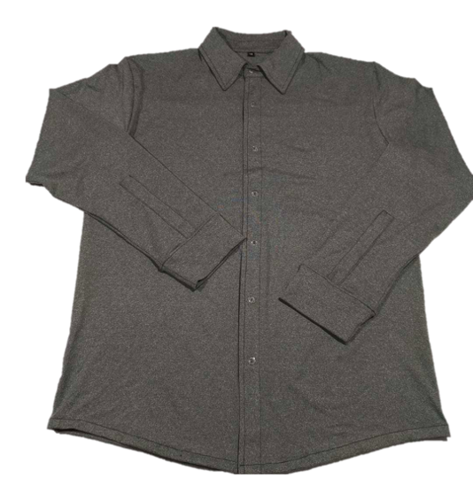 Coming Soon: Charcoal Grey Pull Over Dress Shirt